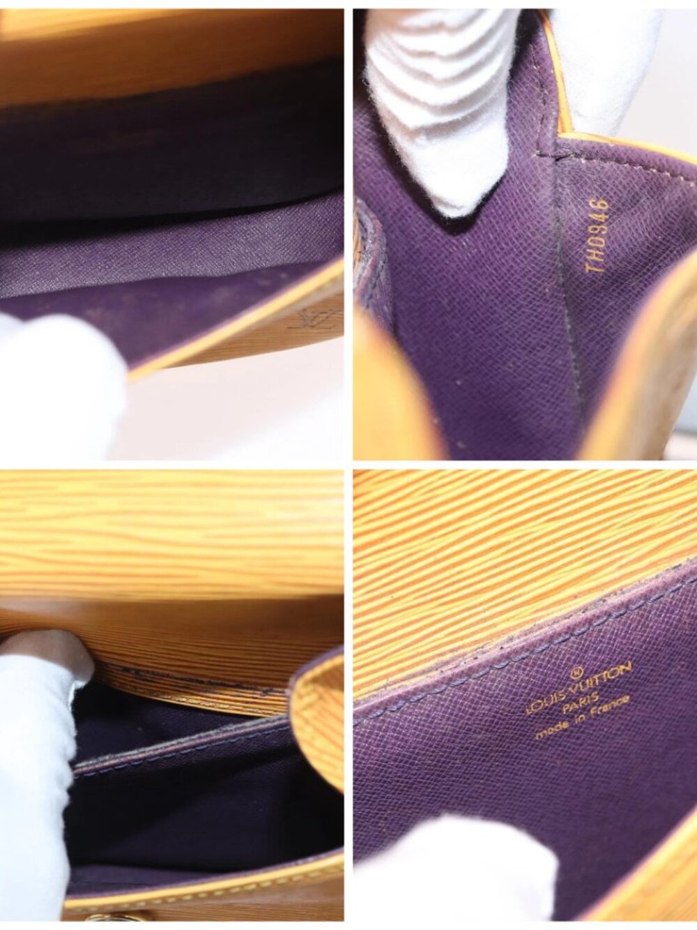 LOUIS VUITTON Epi Saint Cloud PM Shoulder Bag Yellow M52219 LV Auth LNZ331 - Picture 15 of 16